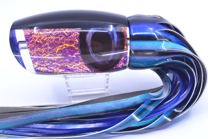 Moyes Lures Pink-Purple Dichro Black Back Taxi Eyes XL Argus Teaser 25.5oz FT Vinyl