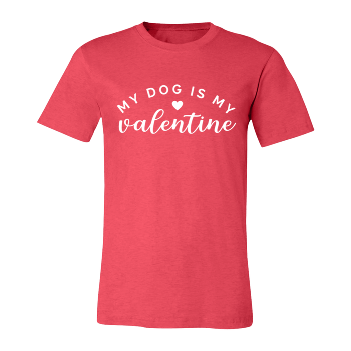 My Dog Is My Valentine graphic t-shirt, product photo 3