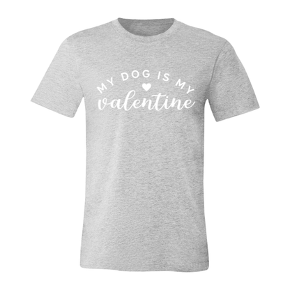 My Dog Is My Valentine graphic t-shirt, product photo 4