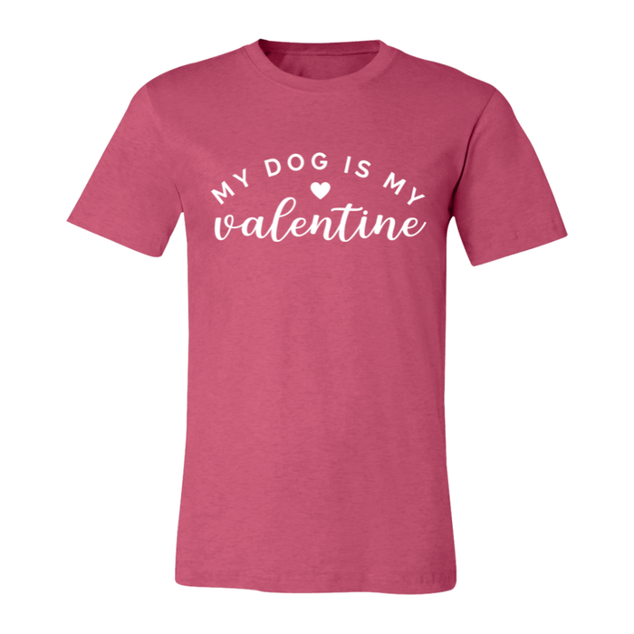 My Dog Is My Valentine graphic t-shirt, product photo 5