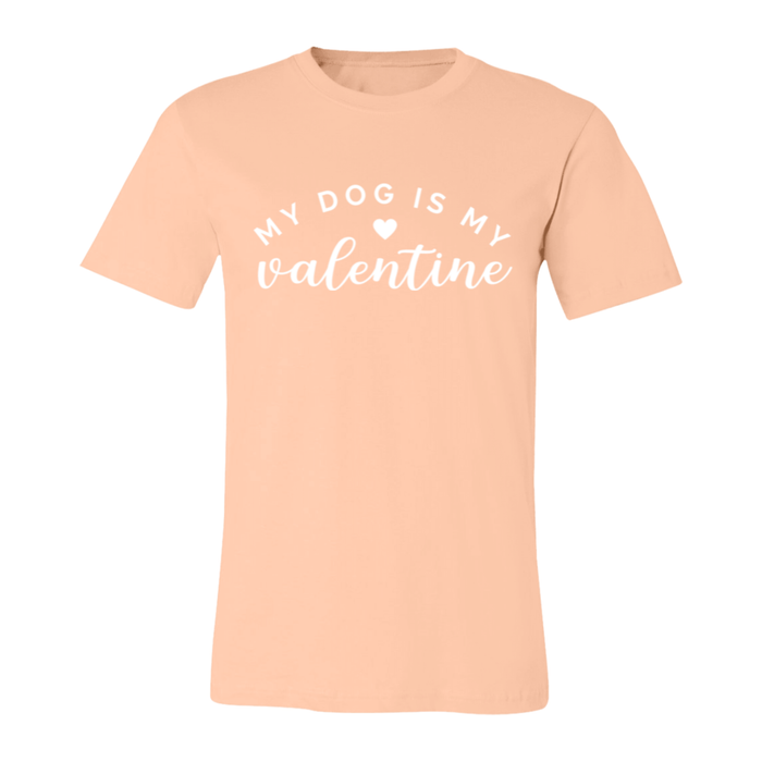 My Dog Is My Valentine graphic t-shirt, product photo 6