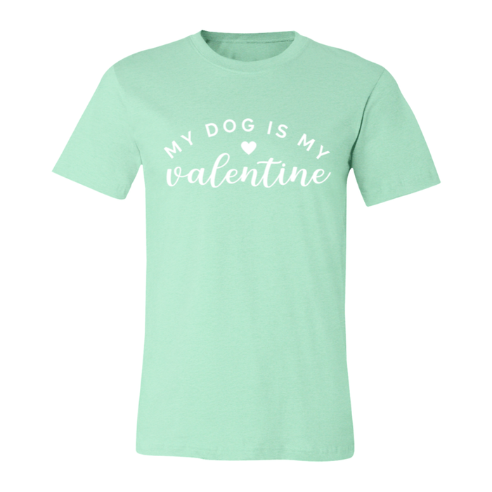 My Dog Is My Valentine graphic t-shirt, product photo 8