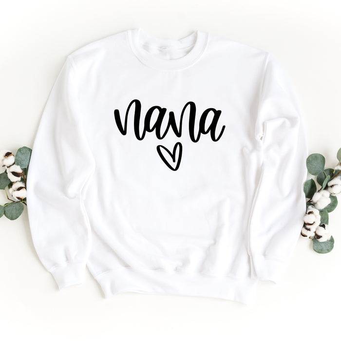 Nana Heart crewneck sweatshirt, product photo 2