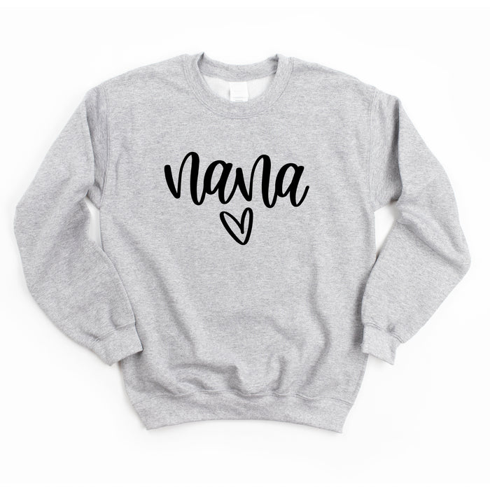 Nana Heart crewneck sweatshirt, product photo 3