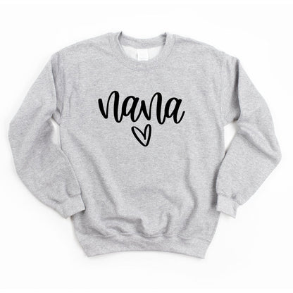 Nana Heart crewneck sweatshirt, product photo 3