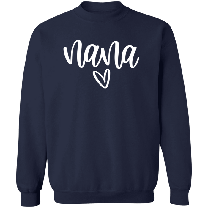 Nana Heart crewneck sweatshirt in Navy