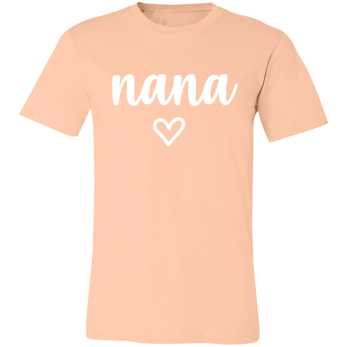 Nana graphic t-shirt in Heather Peach