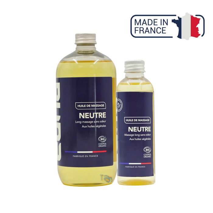 Neutral massage oil - Organic - 2 capacities - Eona Eona
