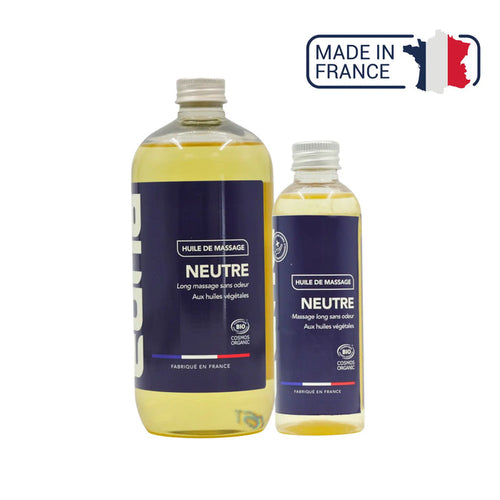 Neutral massage oil - Organic - 2 capacities - Eona Eona