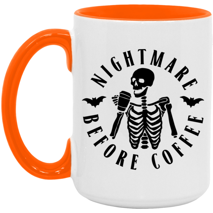 Nightmare Before Coffee ceramic coffee mug
