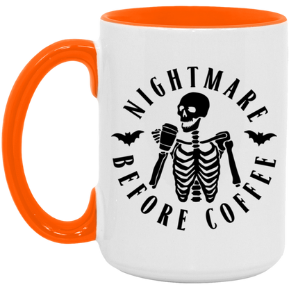 Nightmare Before Coffee ceramic coffee mug