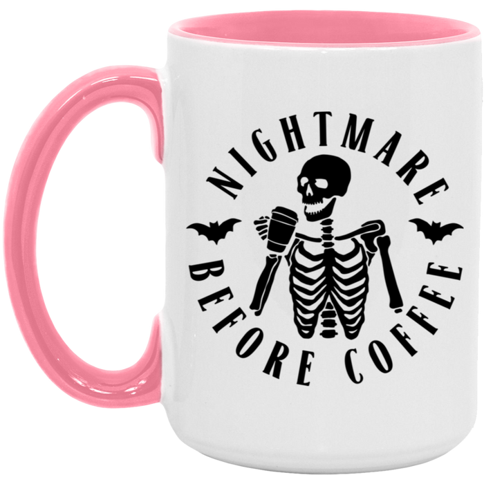 Nightmare Before Coffee ceramic coffee mug, product photo 5