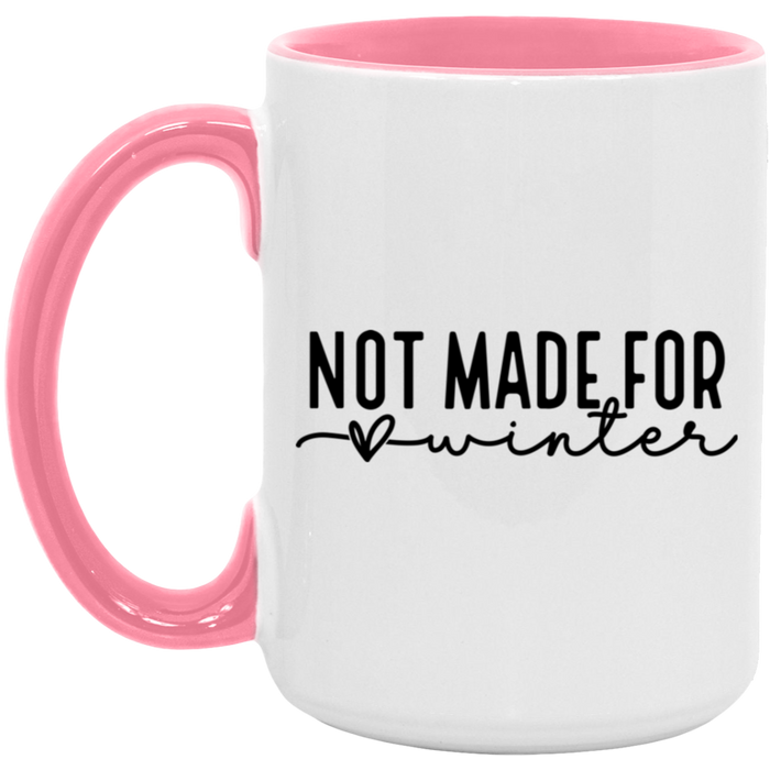 Not Made For Winter ceramic coffee mug, product photo 4