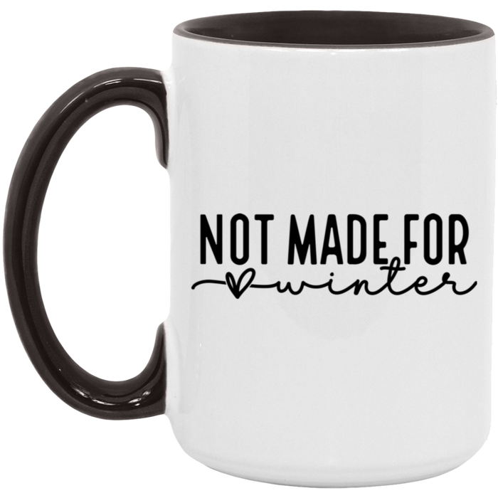Not Made For Winter ceramic coffee mug, product photo 5