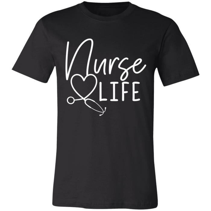 Nurse Life graphic t-shirt in Black