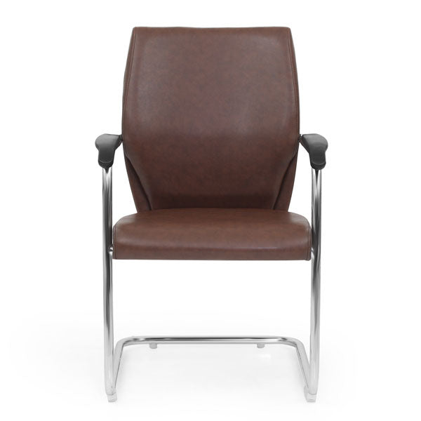 Office Chair with Faux Leather Finish – Ergonomic & Professional Look