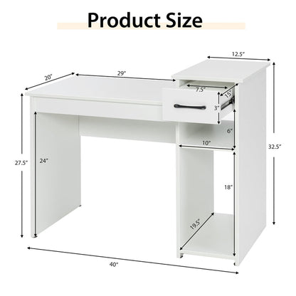 computer table office table study desk wooden table