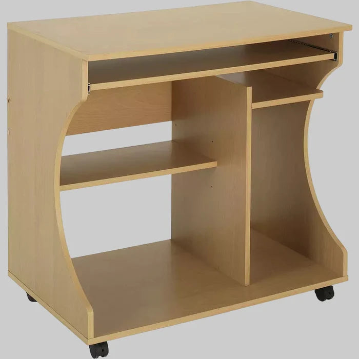 Contemporary study table with wide desktop