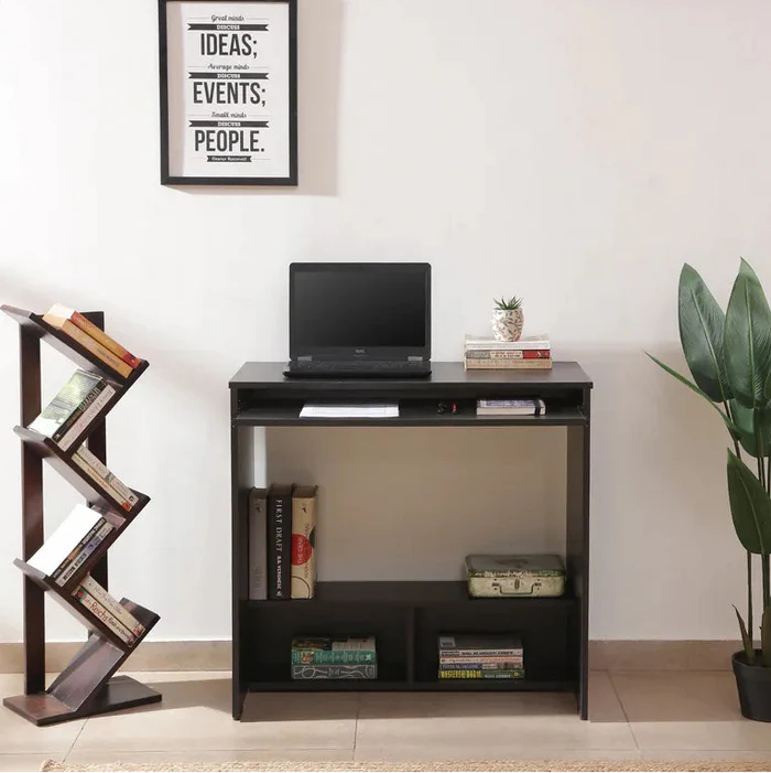 Modern computer workstation with practical design