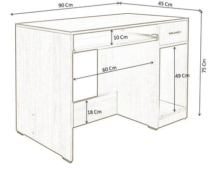 computer table office table study desk wooden table