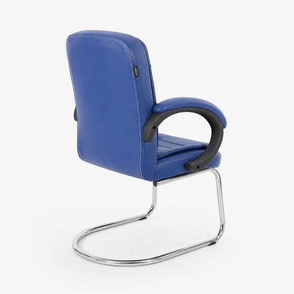 Office Visitor Chair with High-Quality Leatherette Upholstery and Durable Frame
