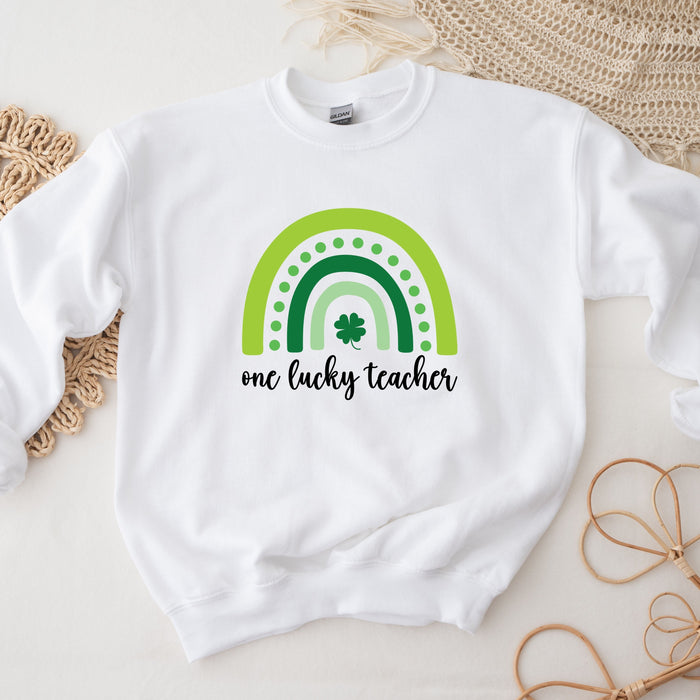 One Lucky Teacher Crewneck