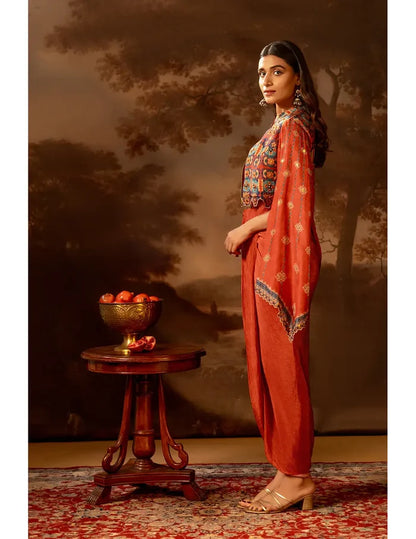 Orani Drape Dress Set