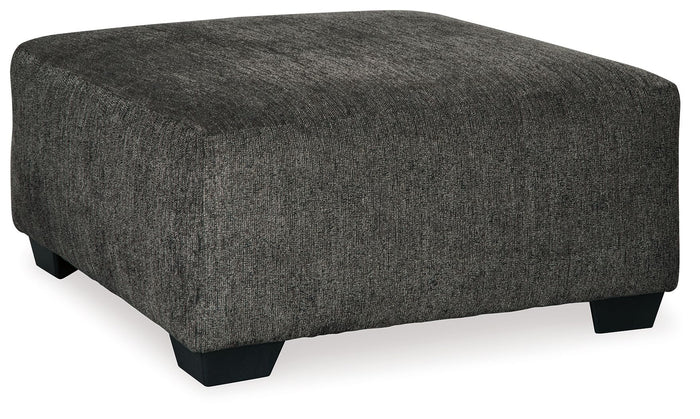 Ottoman For Home Furniture Modern &amp; Durable Design Upholstery Fabric Foot Rest for Office for living Room - Dark Grey