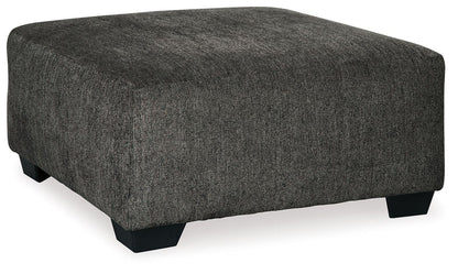 Ottoman For Home Furniture Modern &amp; Durable Design Upholstery Fabric Foot Rest for Office for living Room - Dark Grey