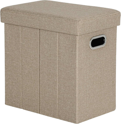 Ottoman For Home Furniture Upholstery Linen Comfortable Soft, & Multi-Functional Modern And Durable for Living Room -Grey