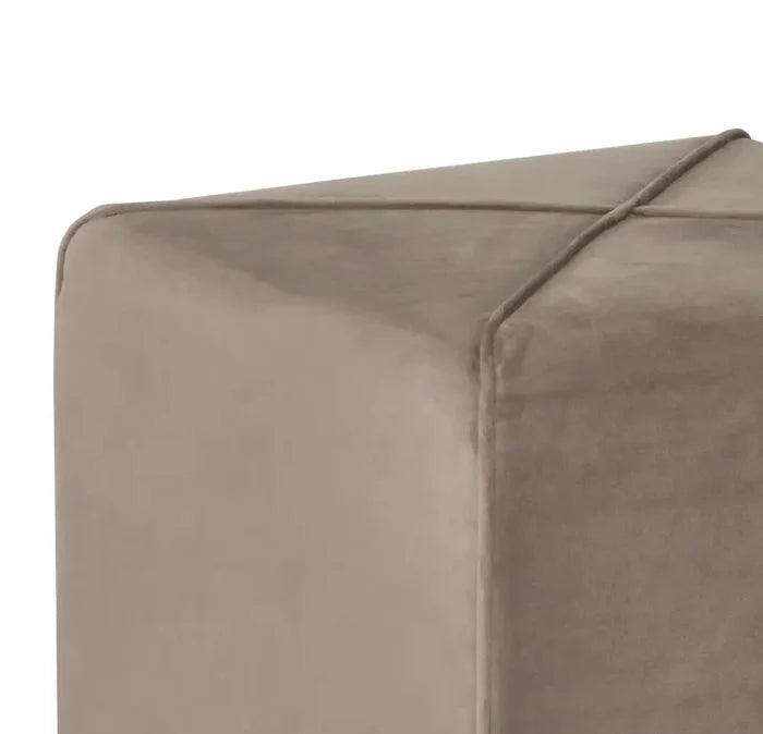 Ottoman for Home Furniture with Cuboid Design and Premium Upholstered for Living Room.