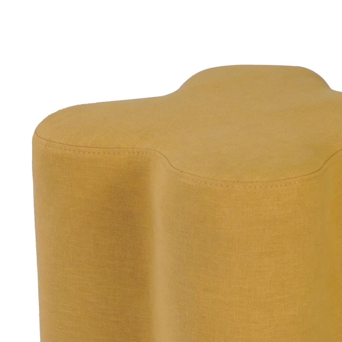 Ottoman for Home Furniture with Modern Design and Premium Upholstered with Wood Base for Living Room.