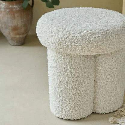 Ottoman For Home with Plush Pouffe for Elegant Interiors, Decorative Accent for Living Room