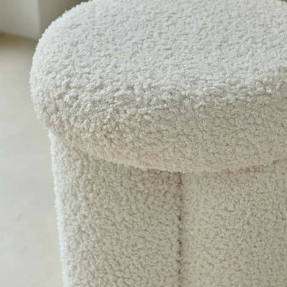 Ottoman For Home with Plush Pouffe for Elegant Interiors, Decorative Accent for Living Room
