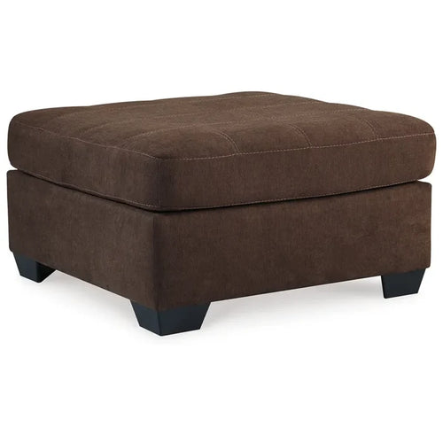 Ottoman in Square with Plush Foam, Sleek Polyester Upholstery, Solid Wood Frame—Ideal for Use Living Room