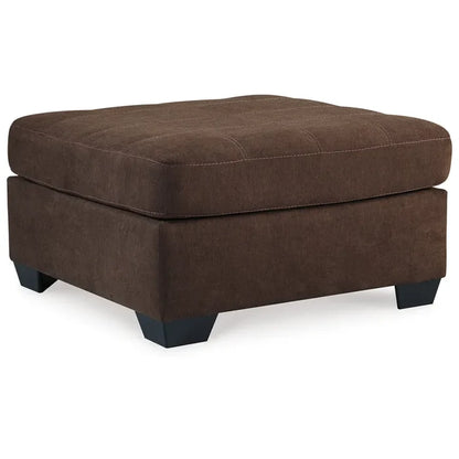Ottoman in Square with Plush Foam, Sleek Polyester Upholstery, Solid Wood Frame—Ideal for Use Living Room