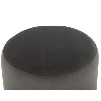 Ottoman – Plush Velvet Upholstery Solid Wood Frame with Foam Padding, Footrest or Side Table.