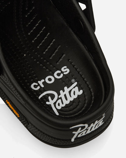 Crocs Patta X Crocs Classic Clog Black Sandals and Slides Sandals and Mules 212487 BLK