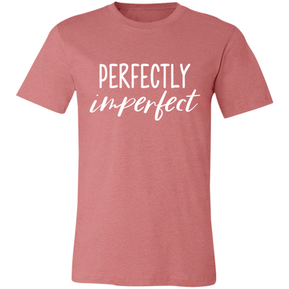Perfectly Imperfect graphic t-shirt in Heather Mauve
