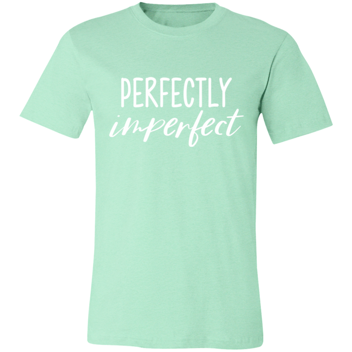 Perfectly Imperfect graphic t-shirt in Heather Mint
