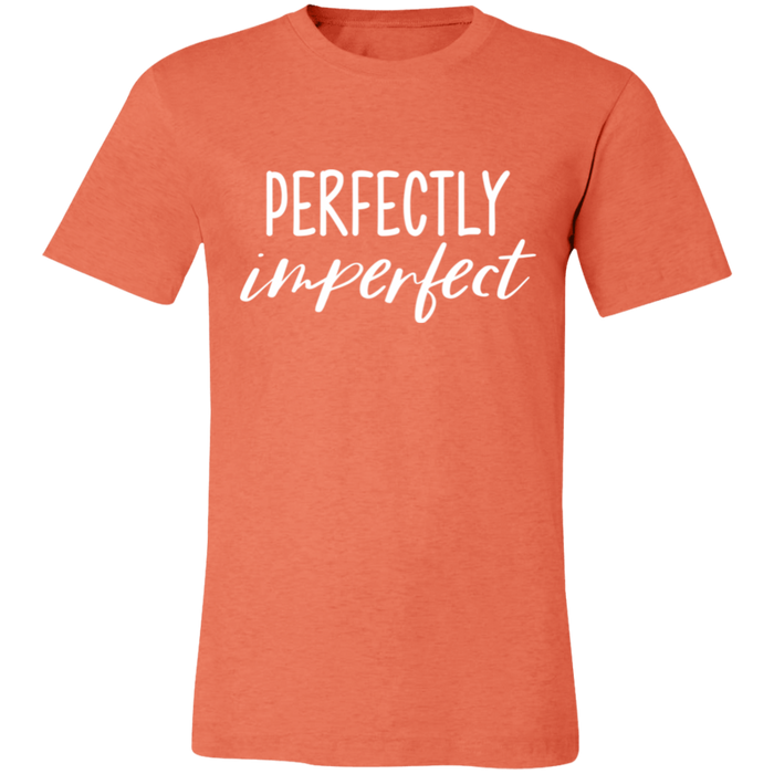 Perfectly Imperfect graphic t-shirt in Heather Orange
