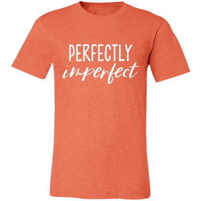 Perfectly Imperfect graphic t-shirt in Heather Orange
