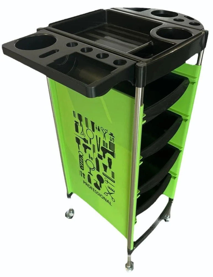 Portable Hair Salon Trolley for Spa, Household, and Barber Shop (Pack of 4 Pieces) -
