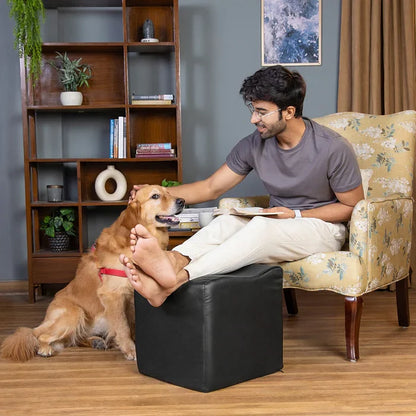 Pouffe for Home with Space Saving Furniture, Decorative Accent for Living Room