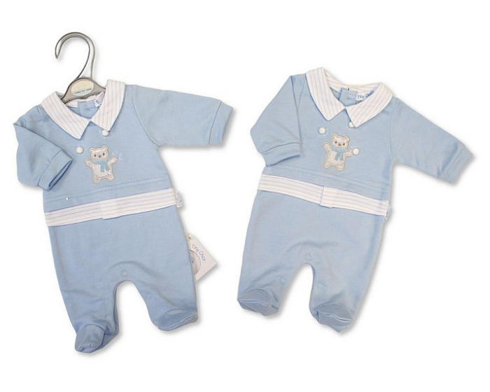 Premature Baby Boys All-In-One - Snowballs (3-8lbs) (PK6)  PB-20-725