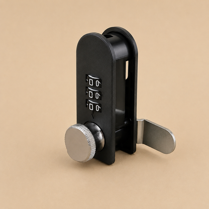 Premium 3-Digit Combination Cam Lock with Key Override for Office Table, Drawer, Cabinet & Storage Units