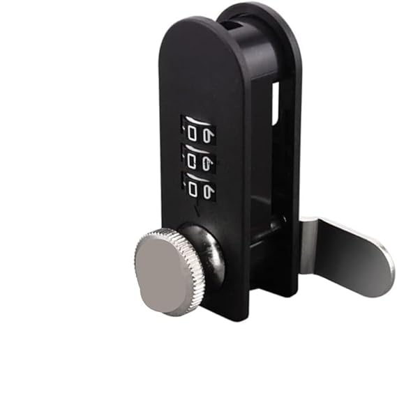 Premium 3-Digit Combination Cam Lock with Key Override for Office Table, Drawer, Cabinet & Storage Units