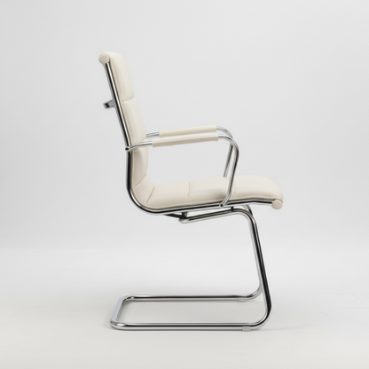 Premium Leatherette Upholstered Office Visitor Chair – Perfect for Waiting & Office Environment