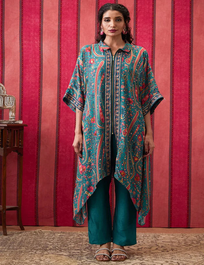 Qala Asymmetric Kurta Set