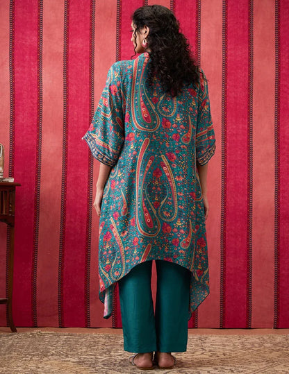 Qala Asymmetric Kurta Set